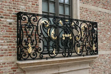 Kovan francoski balkon, Moorslede, Balkonske ograje