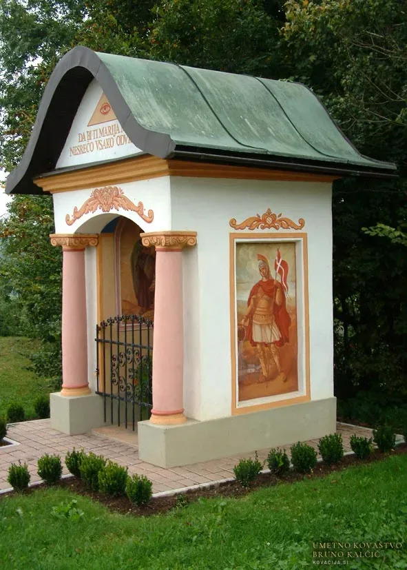 Kovana vrata za kapelico, Žeje
