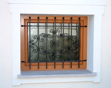 Kovana okenska mreža, Litija ll, Palično jeklo 12×12 in 12×6