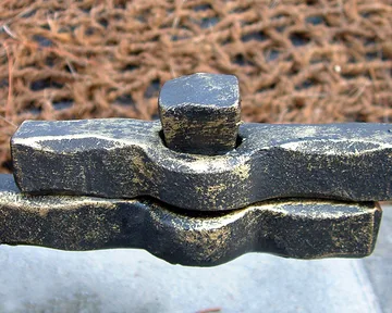 Kovana ograja, Debeli rtič, Kvadratno palično jeklo 20×20 mm