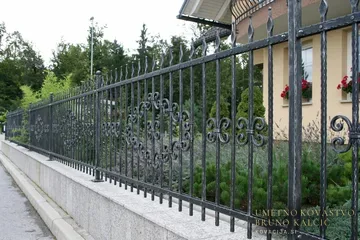 Kovana drsna vrtna in ograja, Dragocajna, drsna vrata