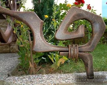 Segment vrtne ograje, Kromberk, Palično jeklo od 40×20 do 40×100 mm